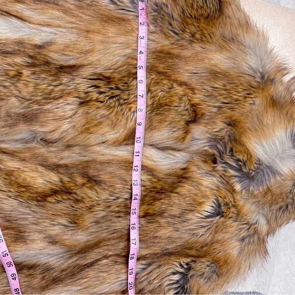 Zadig & Voltaire Luxurious Faux Fur Coat in Rich Brown - Picture 10 of 15